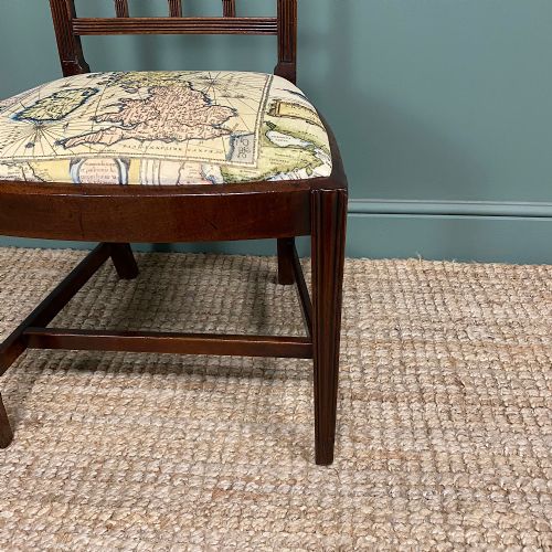 QUALITY GEORGIAN MAHOGANY SET OF FOUR ANTIQUE DINING CHAIRS - ADDITIONAL PHOTO 5
