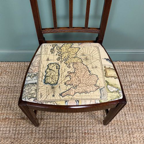 QUALITY GEORGIAN MAHOGANY SET OF FOUR ANTIQUE DINING CHAIRS - ADDITIONAL PHOTO 6