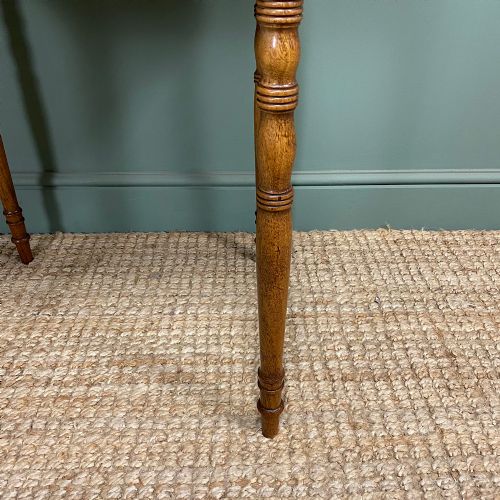 REGENCY MAHOGANY ANTIQUE LAMP TABLE - ADDITIONAL PHOTO 2