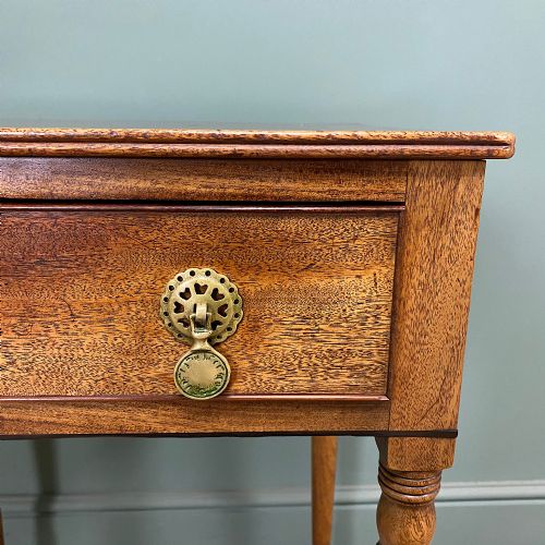 REGENCY MAHOGANY ANTIQUE LAMP TABLE - ADDITIONAL PHOTO 3