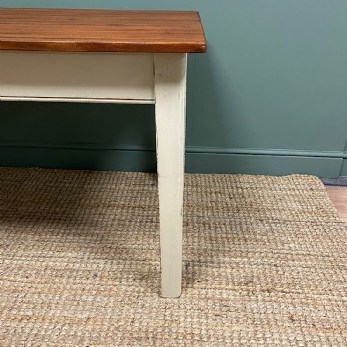ANTIQUE PAINTED KITCHEN TABLE - ADDITIONAL PHOTO 3