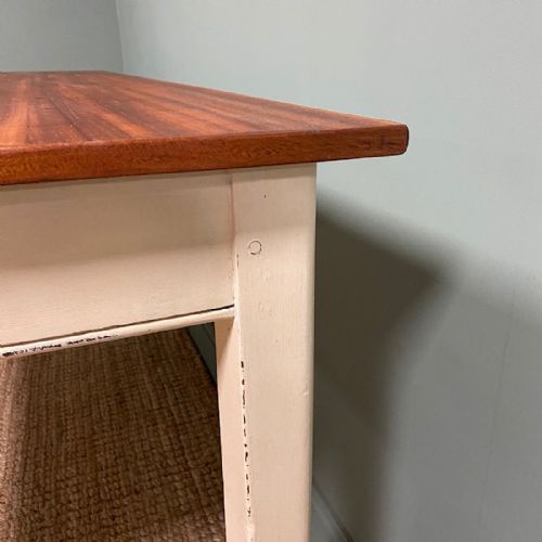 ANTIQUE PAINTED KITCHEN TABLE - ADDITIONAL PHOTO 5