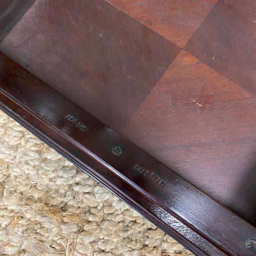 EDWARDIAN MAHOGANY OCCASIONAL ANTIQUE LAMP TABLE - ADDITIONAL PHOTO 2