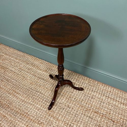 ELEGANT EDWARDIAN MAHOGANY ANTIQUE OCCASIONAL TABLE - ADDITIONAL PHOTO 1