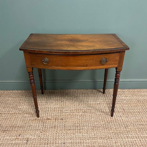 ELEGANT COUNTRY VICTORIAN MAHOGANY ANTIQUE D END SIDE TABLE - ADDITIONAL PHOTO 2