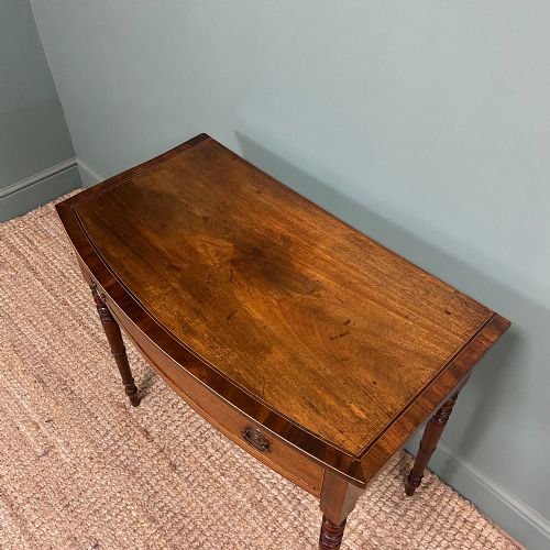 ELEGANT COUNTRY VICTORIAN MAHOGANY ANTIQUE D END SIDE TABLE - ADDITIONAL PHOTO 5