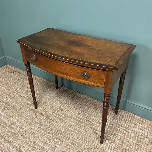 ELEGANT COUNTRY VICTORIAN MAHOGANY ANTIQUE D END SIDE TABLE - ADDITIONAL PHOTO 6