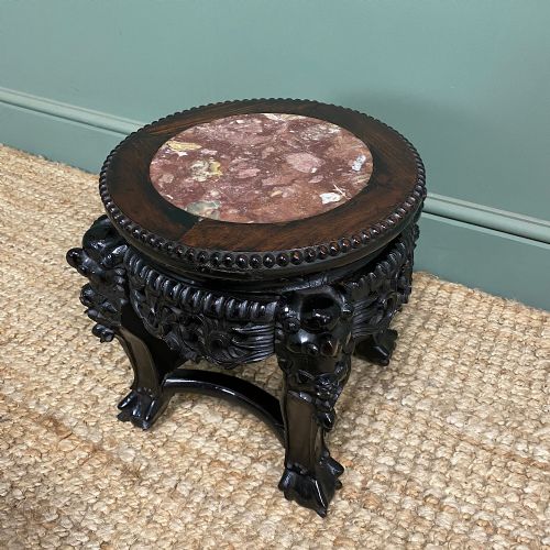SMALL CHINESE ANTIQUE COFFEE TABLE - ADDITIONAL PHOTO 2