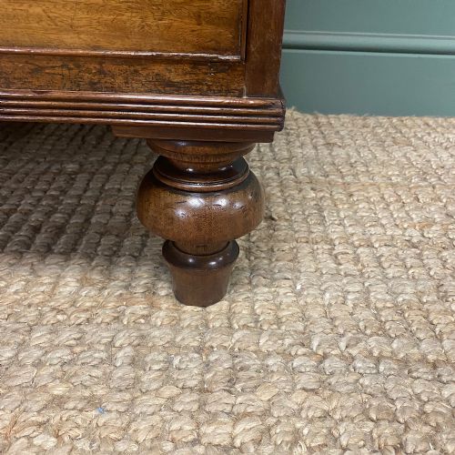 QUALITY REGENCY MAHOGANY ANTIQUE CHEST OF DRAWERS - ADDITIONAL PHOTO 3