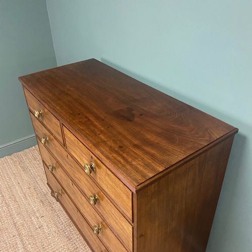QUALITY REGENCY MAHOGANY ANTIQUE CHEST OF DRAWERS - ADDITIONAL PHOTO 6