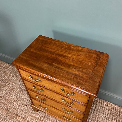 SMALL GEORGIAN DESIGN EDWARDIAN ANTIQUE CHEST OF DRAWERS - ADDITIONAL PHOTO 1