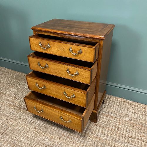 SMALL GEORGIAN DESIGN EDWARDIAN ANTIQUE CHEST OF DRAWERS - ADDITIONAL PHOTO 5