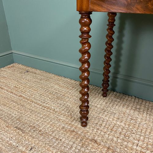 STUNNING VICTORIAN MAHOGANY ANTIQUE GAMES TABLE - ADDITIONAL PHOTO 1