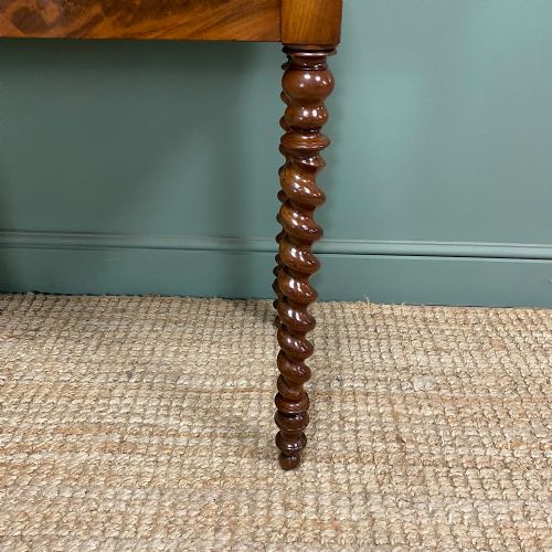 STUNNING VICTORIAN MAHOGANY ANTIQUE GAMES TABLE - ADDITIONAL PHOTO 6