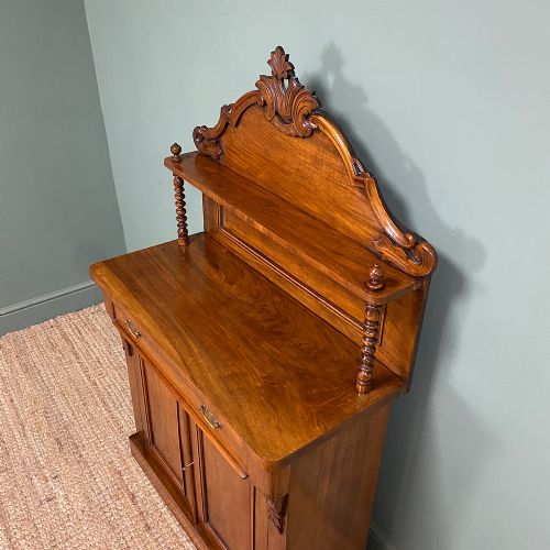 BEAUTIFUL VICTORIAN WALNUT ANTIQUE CHIFFONIER - ADDITIONAL PHOTO 5