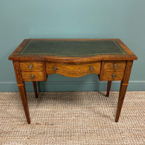 rosewood antique writing table - CATEGORY: ANTIQUE TABLES - DATED VICTORIAN