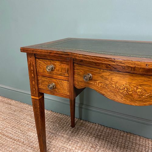 ROSEWOOD ANTIQUE WRITING TABLE - ADDITIONAL PHOTO 1