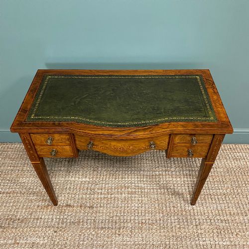 ROSEWOOD ANTIQUE WRITING TABLE - ADDITIONAL PHOTO 2