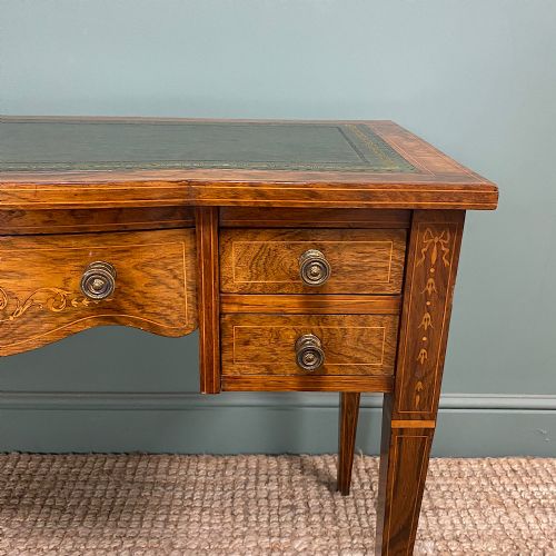 ROSEWOOD ANTIQUE WRITING TABLE - ADDITIONAL PHOTO 4