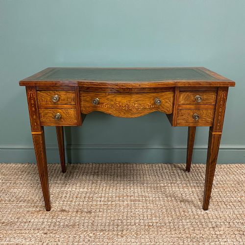 ROSEWOOD ANTIQUE WRITING TABLE - ADDITIONAL PHOTO 5