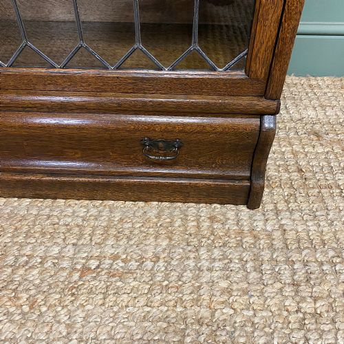 QUALITY OAK ANTIQUE GLOBE WERNICKE BOOKCASE - ADDITIONAL PHOTO 3