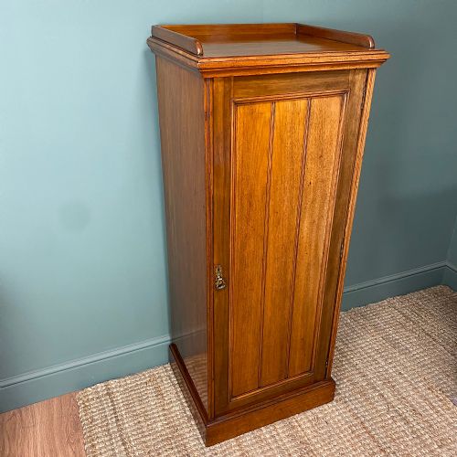 QUALITY VICTORIAN WALNUT ANTIQUE CUPBOARD - ADDITIONAL PHOTO 1