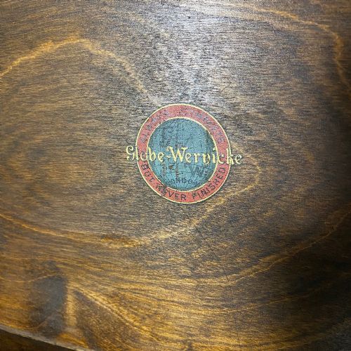 TALL GOLDEN OAK GLOBE WERNICKE STACKING BARRISTERS BOOKCASE - ADDITIONAL PHOTO 5