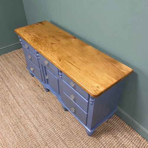 VICTORIAN PAINTED ANTIQUE DRESSER BASE - ADDITIONAL PHOTO 1
