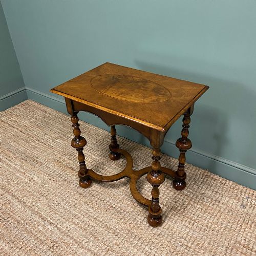 QUALITY QUEEN ANNE DESIGN ANTIQUE WALNUT TABLE - ADDITIONAL PHOTO 5