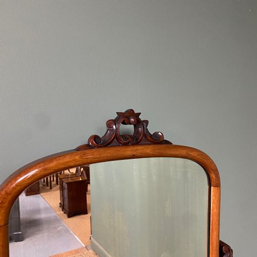 SPECTACULAR VICTORIAN MAHOGANY ANTIQUE DRESSING TABLE - ADDITIONAL PHOTO 3