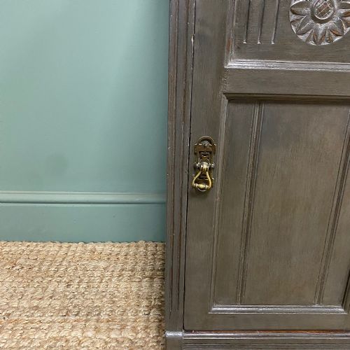 VICTORIAN PAINTED ANTIQUE CUPBOARD - ADDITIONAL PHOTO 3