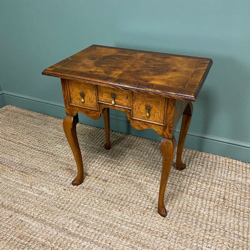 STUNNING WALNUT ANTIQUE LOW BOY - ADDITIONAL PHOTO 3