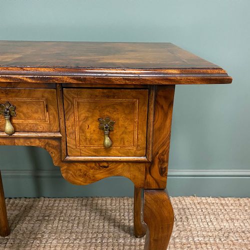 STUNNING WALNUT ANTIQUE LOW BOY - ADDITIONAL PHOTO 5