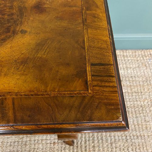 STUNNING WALNUT ANTIQUE LOW BOY - ADDITIONAL PHOTO 6