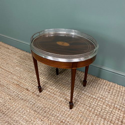 FINE QUALITY EDWARDIAN MAHOGANY ANTIQUE COFFEE TABLE - ADDITIONAL PHOTO 2