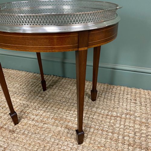 FINE QUALITY EDWARDIAN MAHOGANY ANTIQUE COFFEE TABLE - ADDITIONAL PHOTO 3