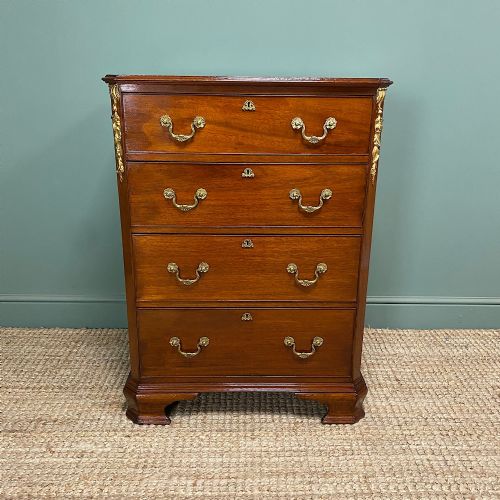quality victorian mahogany antique chest - CATEGORY: ANTIQUE CHEST OF DRAWERS - DATED VICTORIAN
