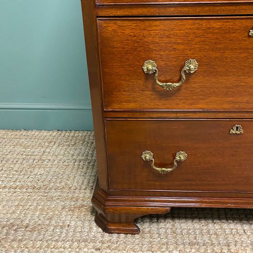 QUALITY VICTORIAN MAHOGANY ANTIQUE CHEST - ADDITIONAL PHOTO 2