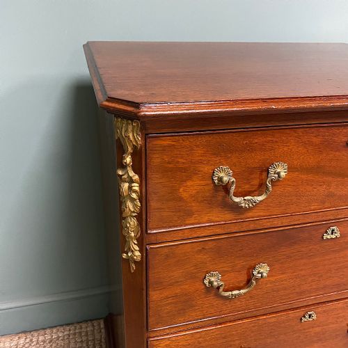 QUALITY VICTORIAN MAHOGANY ANTIQUE CHEST - ADDITIONAL PHOTO 3
