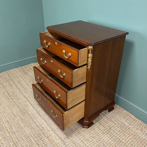 QUALITY VICTORIAN MAHOGANY ANTIQUE CHEST - ADDITIONAL PHOTO 4