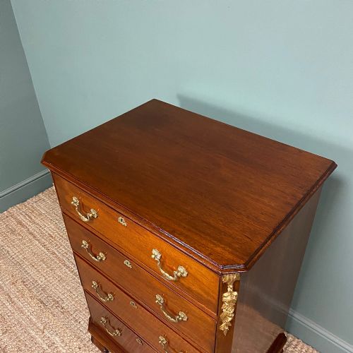 QUALITY VICTORIAN MAHOGANY ANTIQUE CHEST - ADDITIONAL PHOTO 5