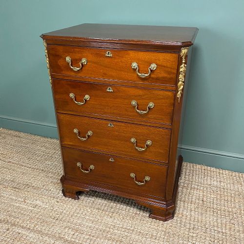 QUALITY VICTORIAN MAHOGANY ANTIQUE CHEST - ADDITIONAL PHOTO 6