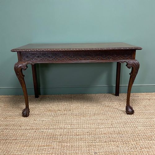 outstanding victorian antique console table - CATEGORY: ANTIQUE TABLES - DATED VICTORIAN