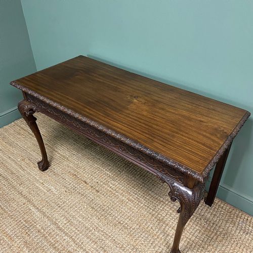 OUTSTANDING VICTORIAN ANTIQUE CONSOLE TABLE - ADDITIONAL PHOTO 4