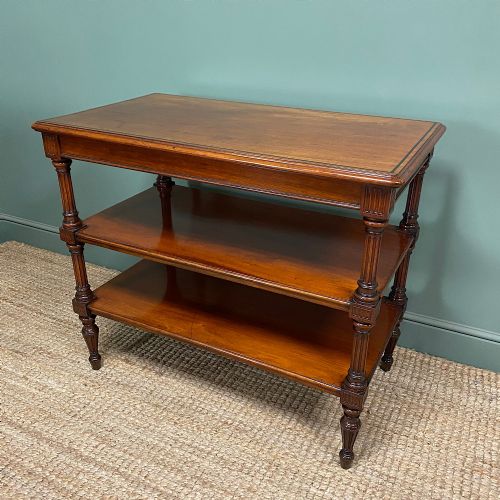 SUPERB QUALITY ANTIQUE VICTORIAN MAHOGANY BUFFET - ADDITIONAL PHOTO 2