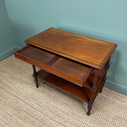 SUPERB QUALITY ANTIQUE VICTORIAN MAHOGANY BUFFET - ADDITIONAL PHOTO 4