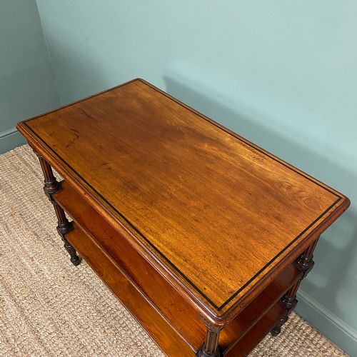 SUPERB QUALITY ANTIQUE VICTORIAN MAHOGANY BUFFET - ADDITIONAL PHOTO 6