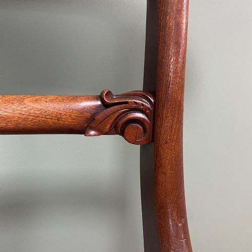 SET OF 4 WILLIAM IV MAHOGANY ANTIQUE DINING CHAIRS - ADDITIONAL PHOTO 1