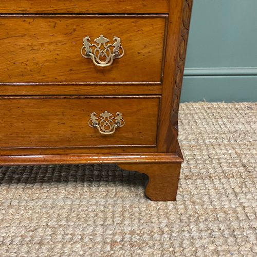 UNUSUAL SMALL EDWARDIAN MAHOGANY ANTIQUE BACHELORS CHEST - ADDITIONAL PHOTO 1