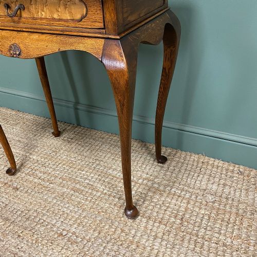 COUNTRY OAK ANTIQUE SIDE TABLE - ADDITIONAL PHOTO 3